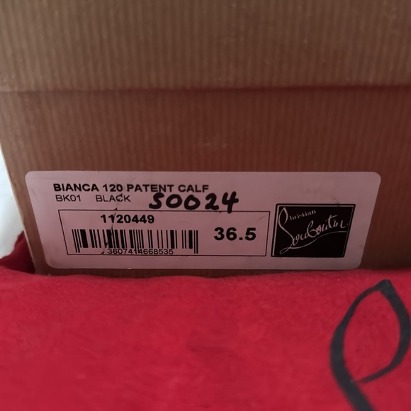 Christian Louboutin Bianca 120 patent calf  36.5 - Picture 9 of 11